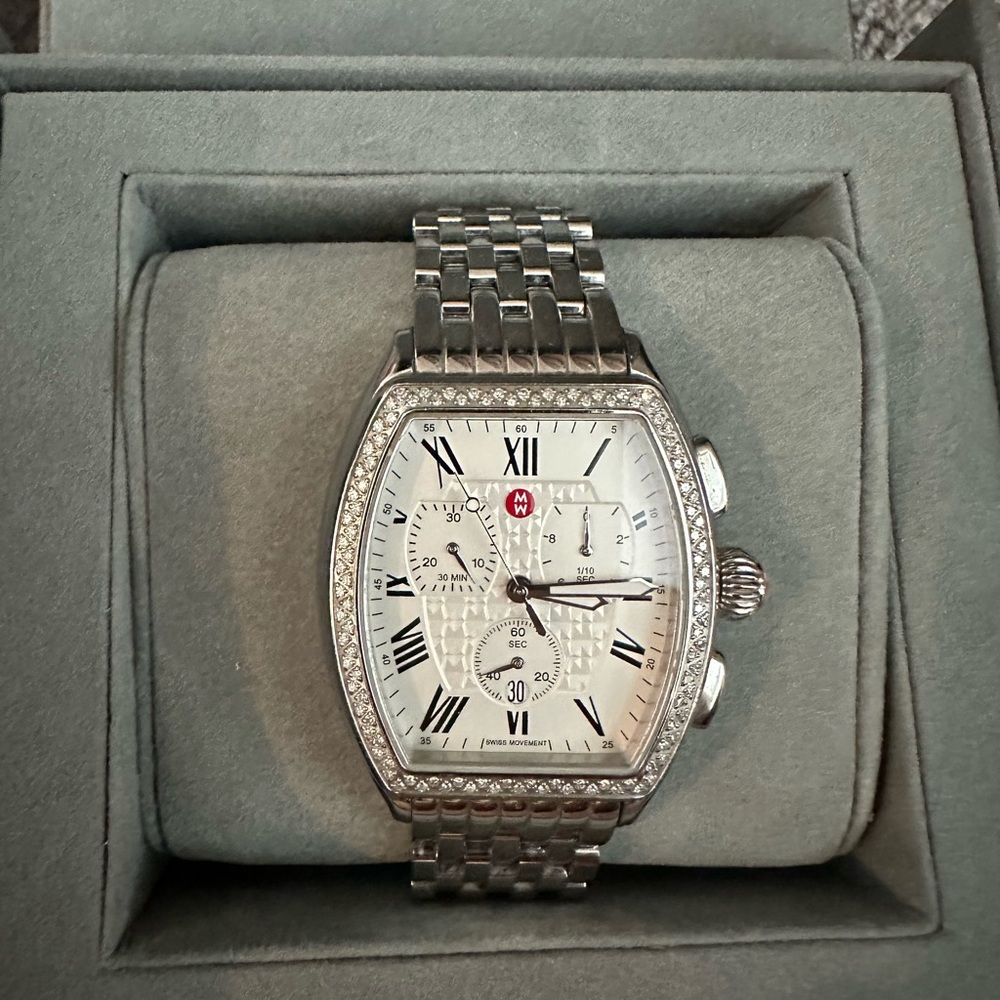 Michele Watch releve stainless steel